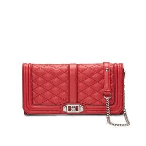 🎉Rebecca Minkoff Love Clutch in Scarlet